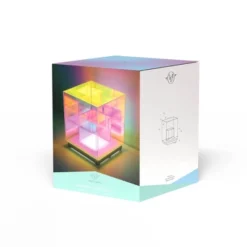 Teen Iridescent Acrylic LED Cube Novelty Table Lamp - West & Arrow -Children Household Series GUEST 01fc000f 7ab7 43ee b06e aa17113a2c0d