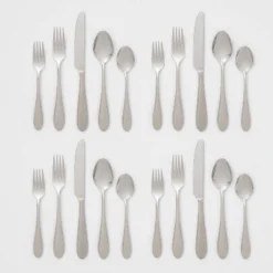 20pc Luxor 18/10 Stainless Steel Flatware Set - Threshold Signature™ 5 20pc Luxor 18/10 Stainless Steel Flatware Set - Threshold Signature™ -Children Household Series GUEST 0249df9c 4528 4fe4 ae3a bb1cbcc9fee2