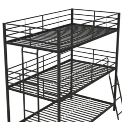 Triple Twin Zeke Metal Bunk Bed - Room & Joy -Children Household Series GUEST 038eee45 0945 4561 9171 bba037da82d1