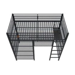 Twin Battle Den Gaming Bunk Bed With TV Mount Black - X Rocker -Children Household Series GUEST 0428d40f e7d0 4f91 9518 e9921317109e