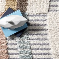 NuLOOM Steffi Striped Waves Kids Tasseled Area Rug -Children Household Series GUEST 055fb06e b138 45bb a57d 5499c52e7ff2