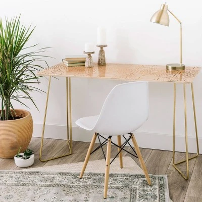 Holli Zollinger Esprit Desk Gold - Deny Designs 1 Holli Zollinger Esprit Desk Gold - Deny Designs