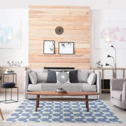 Disney Mickey Mouse Barcelona 7'10"x10' Indoor Area Rug Blue