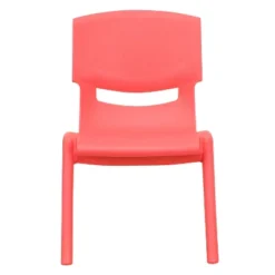 Emma And Oliver 4 Pack Plastic Stackable Pre-K/School Chairs With 10.5"H Seat -Children Household Series GUEST 0890c0b8 9e5d 4920 b472 4bacd70980ad