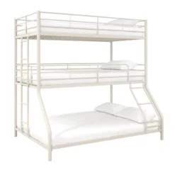 Twin/Twin/Full Zeke Triple Metal Bunk Bed - Room & Joy 23 Twin/Twin/Full Zeke Triple Metal Bunk Bed - Room & Joy -Children Household Series GUEST 08b5df5a f233 4306 a8e7 69c98cab9b09