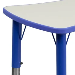 Flash Furniture 21.875"W X 26.625"L Rectangular Plastic Height Adjustable Activity Table -Children Household Series GUEST 0bda6833 6b90 419d a6cc ceb9140f0a8f