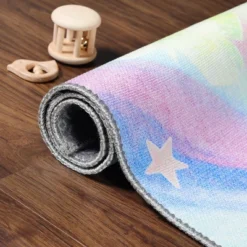 Butterfly Colorful Kids Playroom Nursery Washable Indoor Area Rug By Blue Nile Mills -Children Household Series GUEST 0c39ad61 1f79 4c45 b0ba 431f5ba5d223