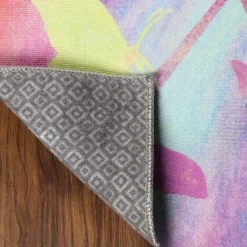 Butterfly Colorful Kids Playroom Nursery Washable Indoor Area Rug By Blue Nile Mills -Children Household Series GUEST 0ca28f6f 78ae 4035 8ea0 99567f787c56