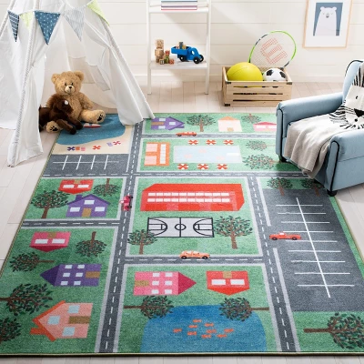 Kids Playhouse KPH200 Power Loomed Area Rug - Safavieh 1 Kids Playhouse KPH200 Power Loomed Area Rug - Safavieh