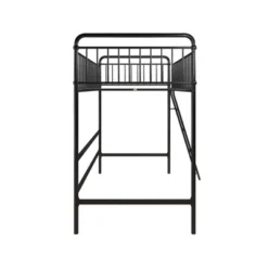 Twin Kaila Metal Loft Bed Black - Room & Joy -Children Household Series GUEST 0e611f17 2674 4b9a b66a 984091e1b412