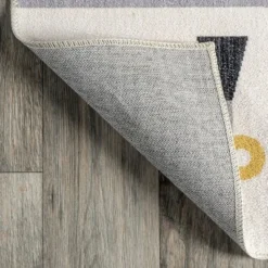 NuLOOM Carmina City Streets Machine Washable Kids Area Rug 3' X 5' In White Multi -Children Household Series GUEST 0ead0d2f 8962 48c9 90f8 93dae1b3af05