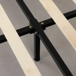 Dylane Upholstered Platform Bed And Headboard Pale Soft - South Shore -Children Household Series GUEST 0ebb87cc 2077 4a7d 8470 539544455ec7 1