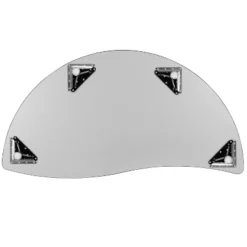 Emma And Oliver 60" Half Circle Wave Flexible Collaborative Oak Kids Adjustable Height Activity Table -Children Household Series GUEST 0f0688eb c89e 4bbc 9c86 fcc564cb86e3