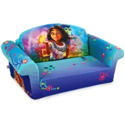 Marshmallow Furniture Disney's 2 In 1 Flip Open Compressed Foam Sofa And Sleeper Bed With Washable Cover -Children Household Series GUEST 0f889c23 da4c 4943 86ba 4183dd6b1dc5