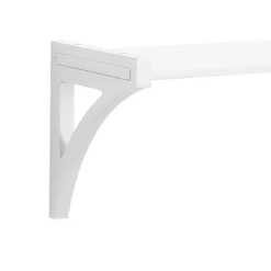 36" Topsy Turvey 2 In 1 Kids' Shelf With Brackets For Underneath Or Facing Upward White - InPlace -Children Household Series GUEST 1352582e c5fa 412d 9387 4e251fdeec18