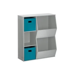 3pc Kids' Floor Cabinet With 2 Bins Set - RiverRidge Home 19 3pc Kids' Floor Cabinet With 2 Bins Set - RiverRidge Home -Children Household Series GUEST 1384679d 978e 46ac 9ea4 f81f200b3ccb