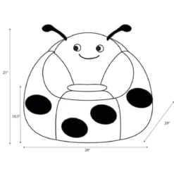Ladybug Kids' Bean Bag Chair - Pillowfort™ -Children Household Series GUEST 1660bcba 5e0e 4df1 b7f0 9cda9c9c18e8