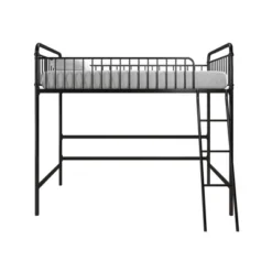 Twin Kaila Metal Loft Bed Black - Room & Joy -Children Household Series GUEST 166e1fe4 7c54 477c 9ee0 e1f762a9b7a9