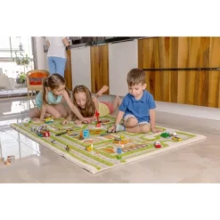 39"x59" Traffic Green 3D Play Rug - IVI -Children Household Series GUEST 18a83de9 d159 435a acb0 0a950fe86025