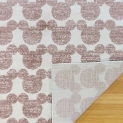 Disney Mickey Mouse Barcelona 7'10"x10' Indoor Area Rug Pink 5 Disney Mickey Mouse Barcelona 7'10"x10' Indoor Area Rug Pink -Children Household Series GUEST 18ef2867 f61d 4e8c 94e7 11b4d506d971