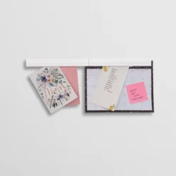 2pk Kids' Magnetic Artwork And Picture Display Bar Frame Set White - RiverRidge Home -Children Household Series GUEST 1cda4e72 9953 49df a24d c74451158aa4