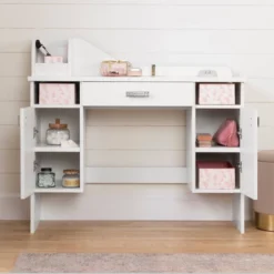 Tiara Makeup Desk Pure White - South Shore -Children Household Series GUEST 1e869fdd 388f 4fe3 83ae 3dd1648633c7