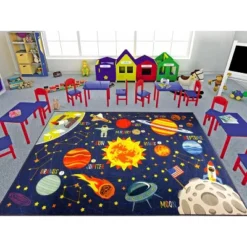 KC CUBS Boy & Girl Kids Outer Space Solar System Planets Educational Learning & Game Play Area Nursery Bedroom Classroom Rug Carpet 12 KC CUBS Boy & Girl Kids Outer Space Solar System Planets Educational Learning & Game Play Area Nursery Bedroom Classroom Rug Carpet -Children Household Series GUEST 1f8ac217 c8e1 4d2b b0d4 ae3d2a5cff0d