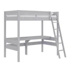 Twin Adryan Loft Bed With Desk - Room & Joy -Children Household Series GUEST 20434336 5327 4f62 b36d 60399384aeb5