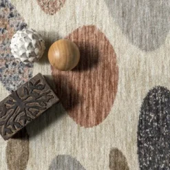 Libby Colorful Pebbles Kids Area Rug -Children Household Series GUEST 2180dd1e fb00 428e 997d 8ddcc17644c2