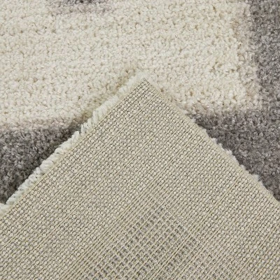 Sesto Geometric Kids' Area Rug Cream/Gray - Balta Rugs 2 Sesto Geometric Kids' Area Rug Cream/Gray - Balta Rugs - Image 2