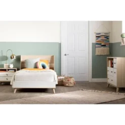 Yodi 2 Drawer Nightstand Soft Elm/White - South Shore 13 Yodi 2 Drawer Nightstand Soft Elm/White - South Shore -Children Household Series GUEST 233ba939 d918 49aa b207 b7b23e9332b4