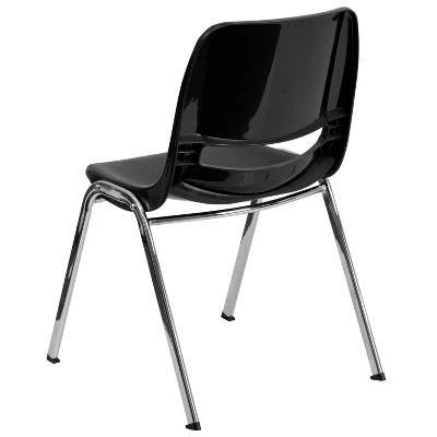 Emma And Oliver Ergonomic Shell Stack Chair - 16" Seat Daycare Home School 8 Emma And Oliver Ergonomic Shell Stack Chair - 16" Seat Daycare Home School - Image 8