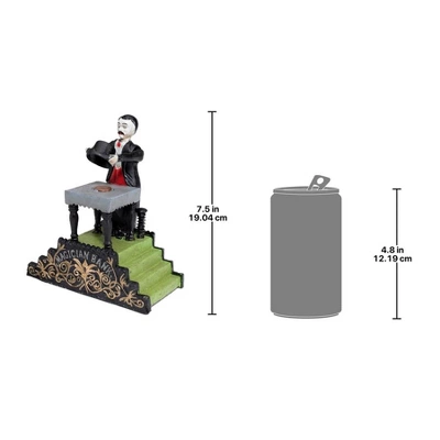 Design Toscano Maitland The Magician Authentic Foundry Iron Mechanical Bank 1 Design Toscano Maitland The Magician Authentic Foundry Iron Mechanical Bank