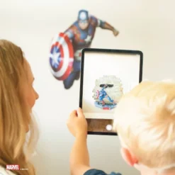 Captain America Wall Decal -Children Household Series GUEST 25b269f9 b1da 4659 8d8f f2b5a1b8edb8