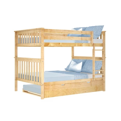 Max & Lily Full Over Full Bunk Bed With Trundle Bed 7 Max & Lily Full Over Full Bunk Bed With Trundle Bed - Image 7