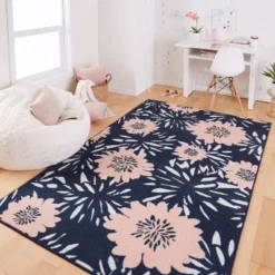 Flower Burst Rug Navy - Mohawk