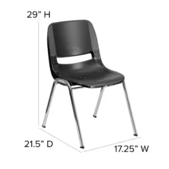 Emma And Oliver Ergonomic Shell Stack Chair - 16" Seat Daycare Home School 15 Emma And Oliver Ergonomic Shell Stack Chair - 16" Seat Daycare Home School -Children Household Series GUEST 26e17b9b 9a5e 4720 a5f9 7b9bba020993