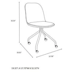 Rolling Kids' Desk Chair - Pillowfort™ -Children Household Series GUEST 27574ef6 4fe2 441b a05d eb4e7640fdfb