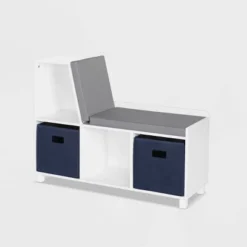 RiverRidge Home Kids' Book Nook Collection Cubby Storage Bench With 2 Bins - RiverRidge 14 RiverRidge Home Kids' Book Nook Collection Cubby Storage Bench With 2 Bins - RiverRidge -Children Household Series GUEST 281be6ad bb1d 4e1a 82df ffbf85c32166