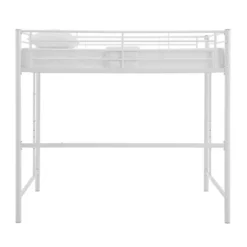 Twin Size Metal Platform Loft Bed - Saracina Home -Children Household Series GUEST 285c2c51 f1d2 4042 b455 c25e66b7e4ad