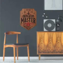 Dungeons And Dragons Master Giant Peel And Stick Wall Decal With Alphabet Black/Red/White - RoomMates -Children Household Series GUEST 29058dec 7585 438d 89b0 e4a99c1640c4