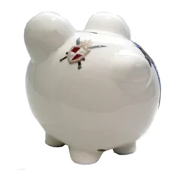 Bank Mythical Dragon Pig Bank - One Bank 7.5 Inches - Save Money - 36916. - Ceramic - White -Children Household Series GUEST 29c3ba07 bd6b 4f93 8f83 9ce8d9601ed3