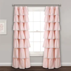 52"x84" Ruffle Window Curtain Panel - Lush Décor 7 52"x84" Ruffle Window Curtain Panel - Lush Décor -Children Household Series GUEST 2a077f5c 7bd3 4681 9282 5aa3533f69f1