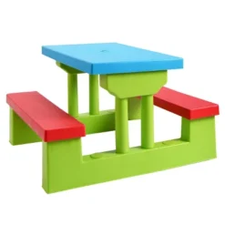 Costway 4 Seat Kids Picnic Table W/Umbrella Garden Yard Folding Children Bench Outdoor 16 Costway 4 Seat Kids Picnic Table W/Umbrella Garden Yard Folding Children Bench Outdoor -Children Household Series GUEST 2aa959b0 b628 474b a9b5 752de60947a8