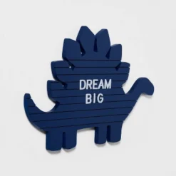 Dinosaur Kids' Letter Board Blue - Pillowfort™