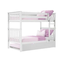 Max & Lily Twin Over Twin Bunk Bed With Trundle -Children Household Series GUEST 2b4361d3 4e91 443d 9373 f3ffc572f9cd