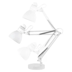 28" Architect Swing Arm Desk Lamp Matte White - Globe Electric -Children Household Series GUEST 2ea7b2e5 ad7e 43ad a5b8 5a0e34611ffa