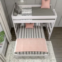 Max & Lily Farmhouse Twin Over Queen L-Shaped Bunk Bed 9 Max & Lily Farmhouse Twin Over Queen L-Shaped Bunk Bed -Children Household Series GUEST 2f6fd99e e270 4f56 81d1 2870111dc6f3