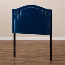 Twin Aubrey Velvet Headboard Blue - Baxton Studio 7 Twin Aubrey Velvet Headboard Blue - Baxton Studio -Children Household Series GUEST 2f9cded2 ec34 48e8 8d91 6408baec4c21