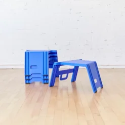 ECR4Kids Linking Stools, Children's Stackable Seat, Portable Floor Table, 4-Piece -Children Household Series GUEST 2ffaac36 0d42 4968 9b1b 9d01e174100e